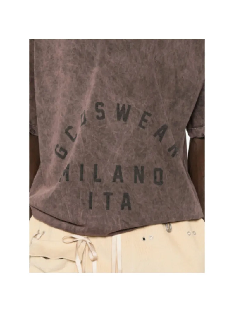 Gcds Faded Distressed T-Shirt