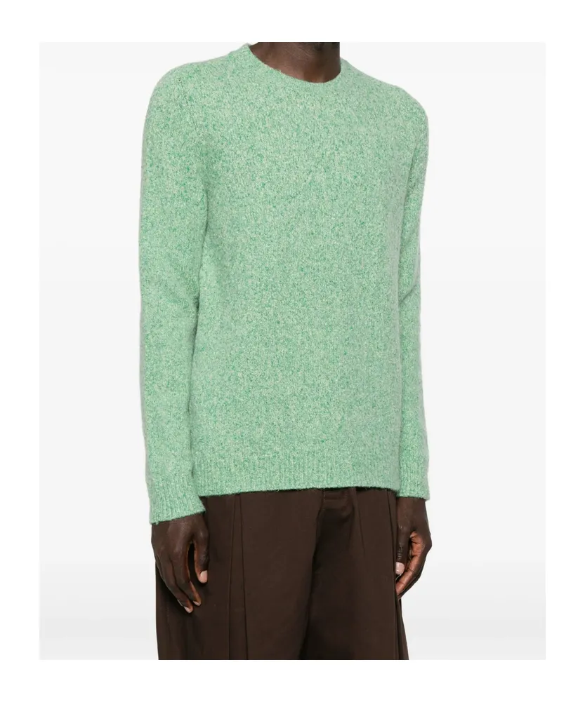 Crew Neck Long-Sleeved Sweater