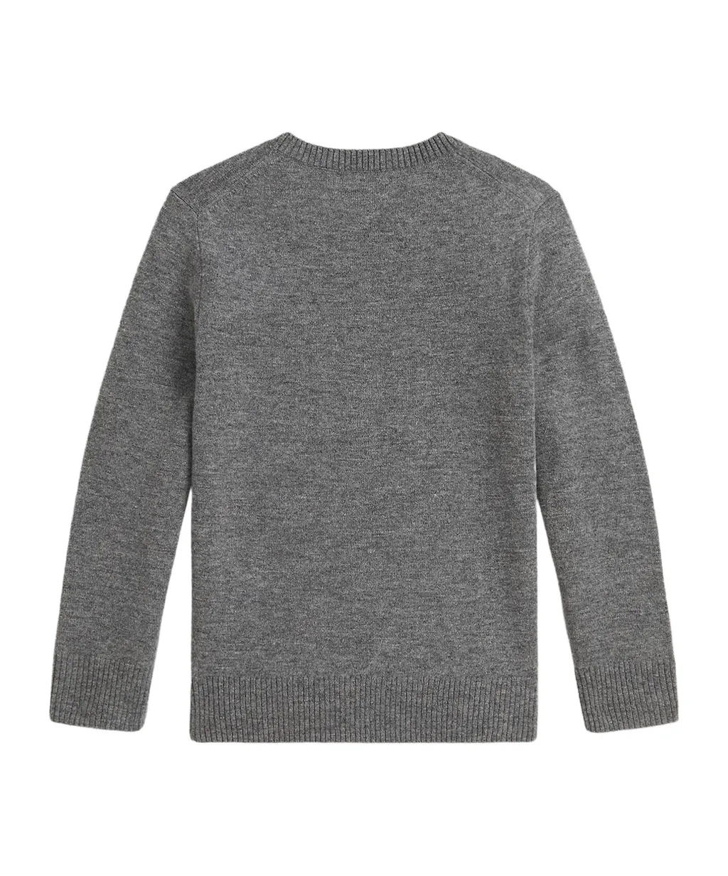 Wool Sweater With Logo