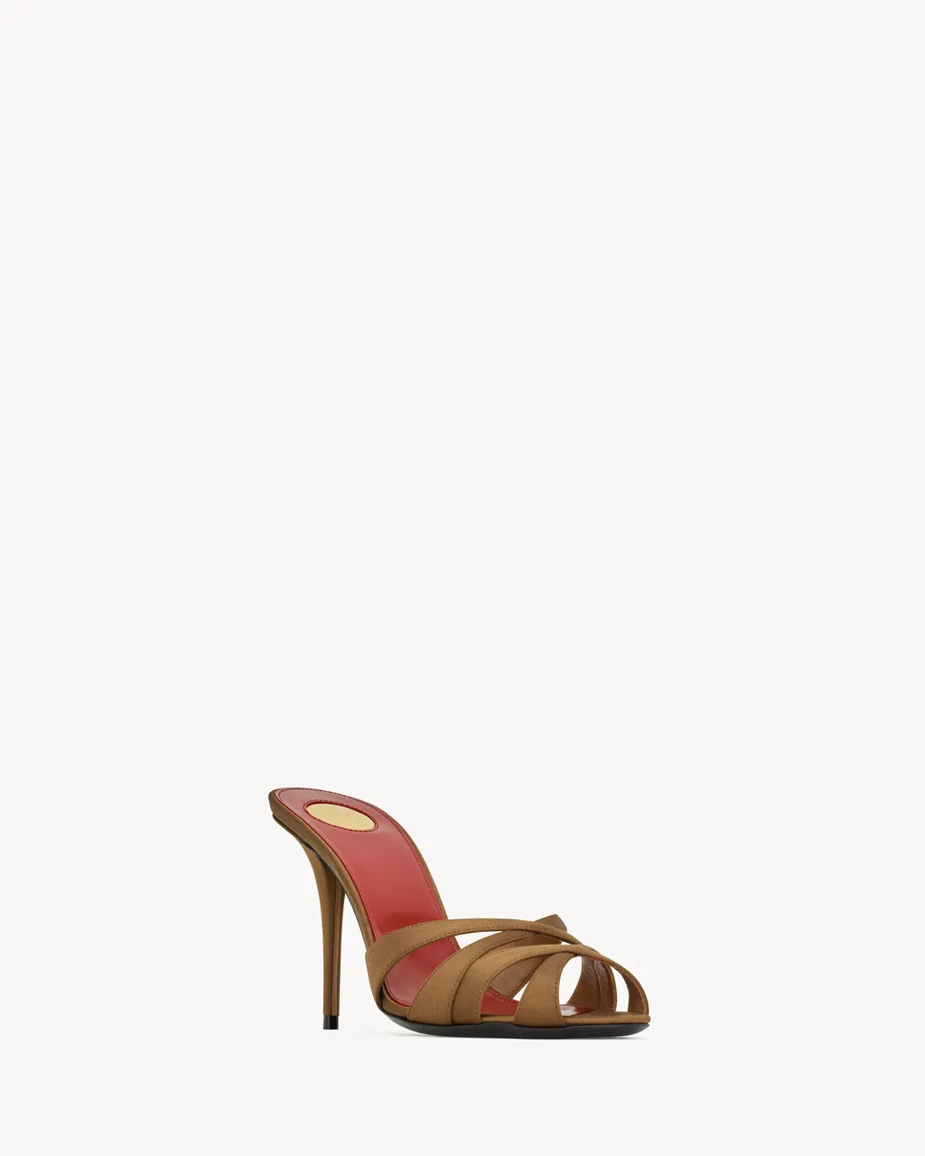 Saint Laurent Chandelle Open Toe Mules