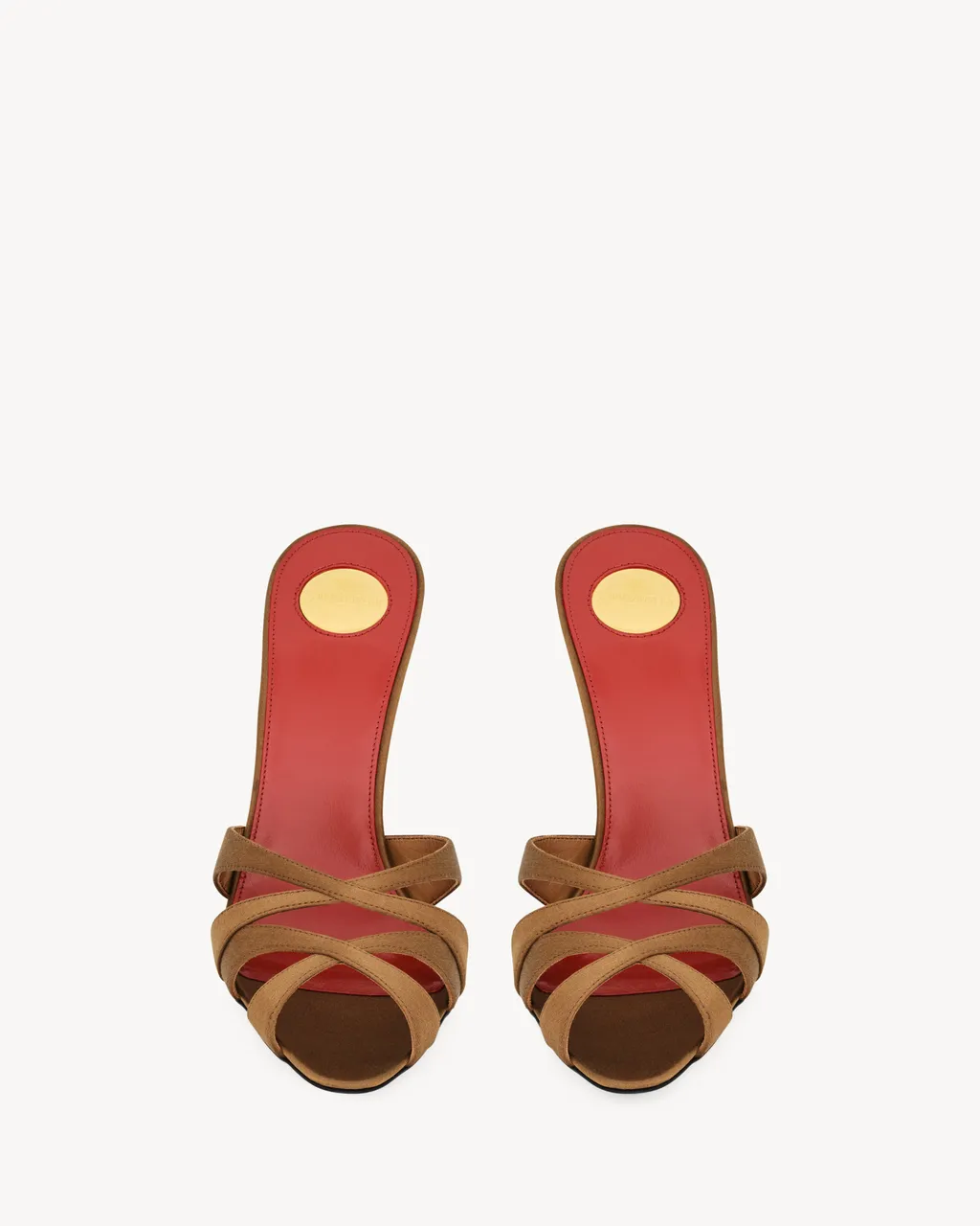 Saint Laurent Chandelle Open Toe Mules