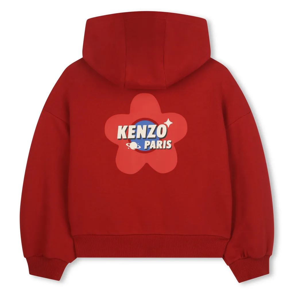 Split-Sleeve Hooded Top