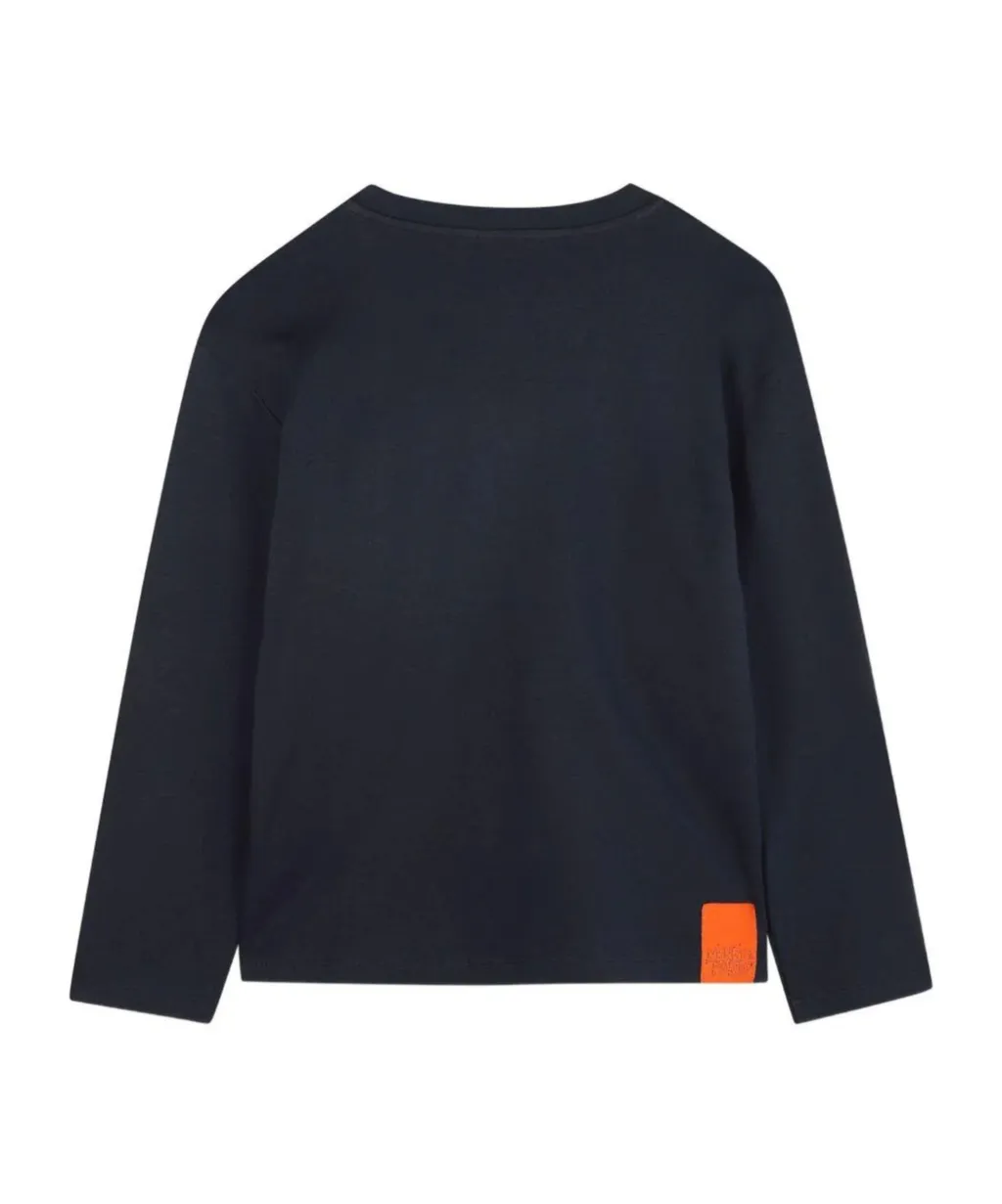 Logo-Print Long-Sleeve Top