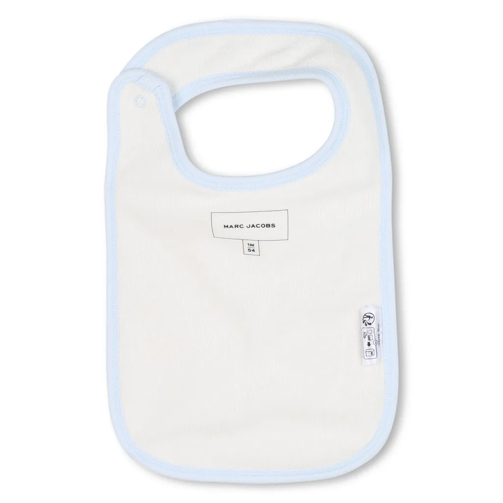 Light Blue Babygrow Set For Baby Boy With Logo