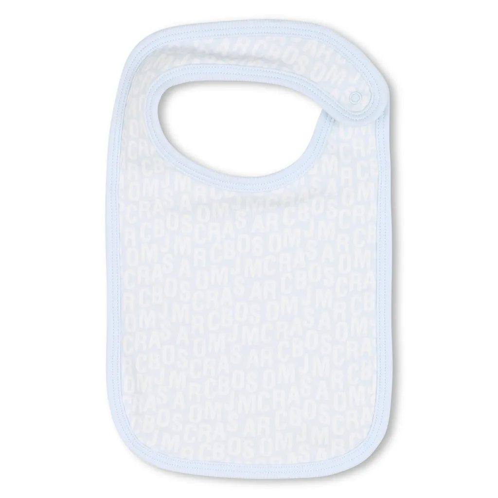 Light Blue Babygrow Set For Baby Boy With Logo