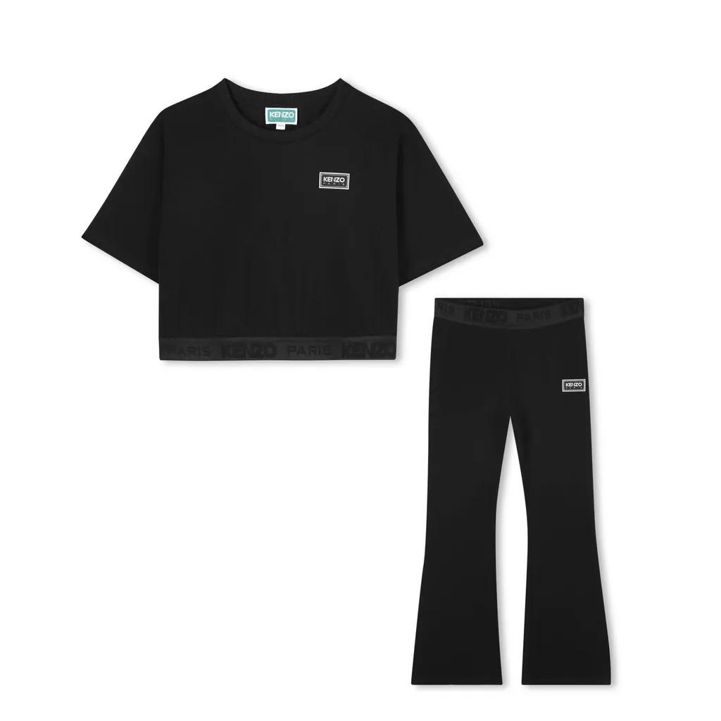 Logo-Appliqué Tracksuit Set
