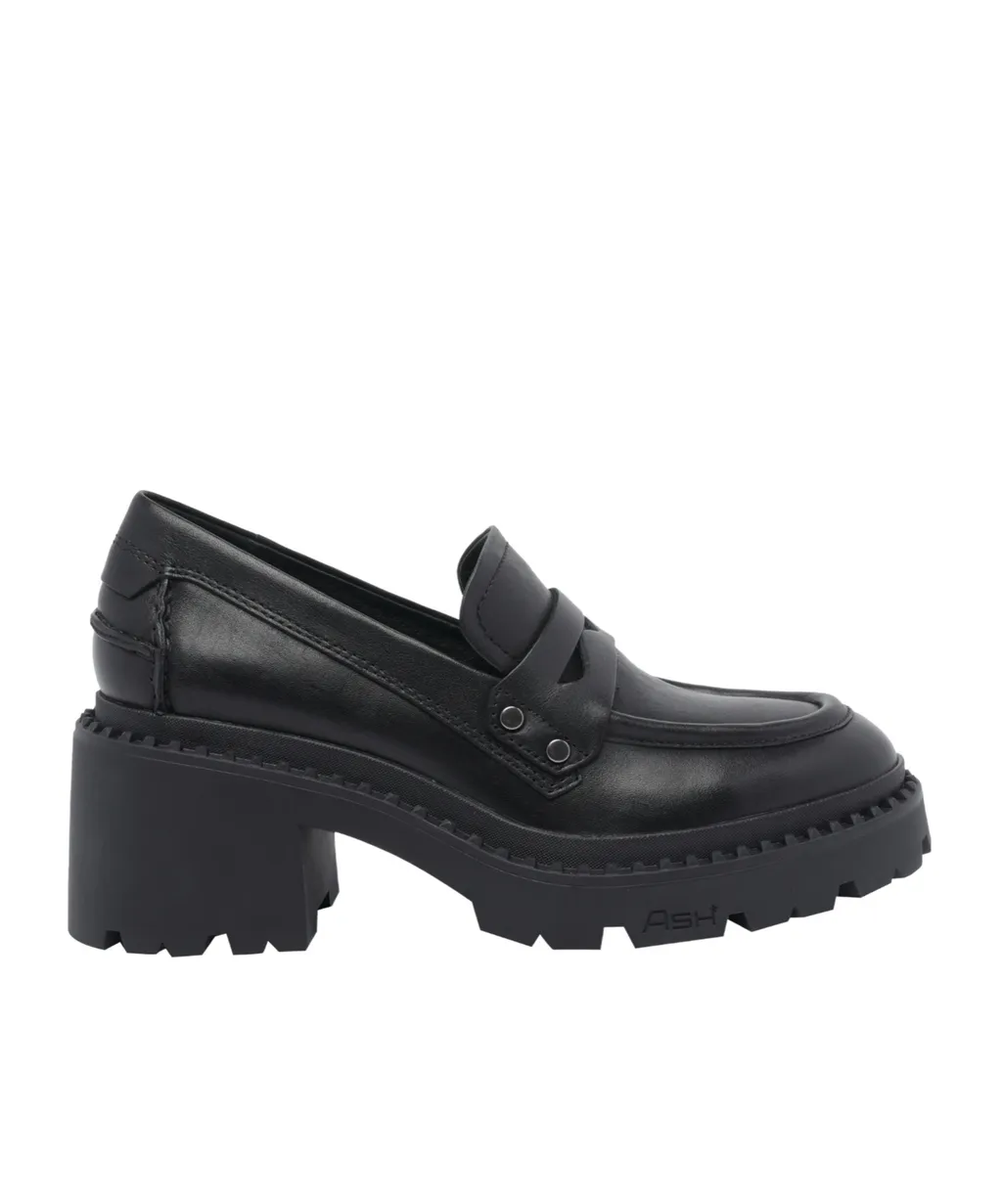 Chunky-Heeled Loafers