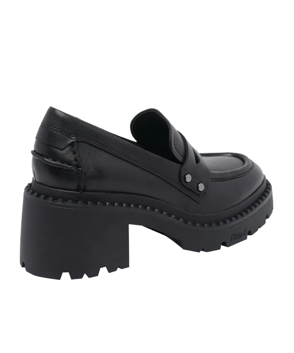 Chunky-Heeled Loafers