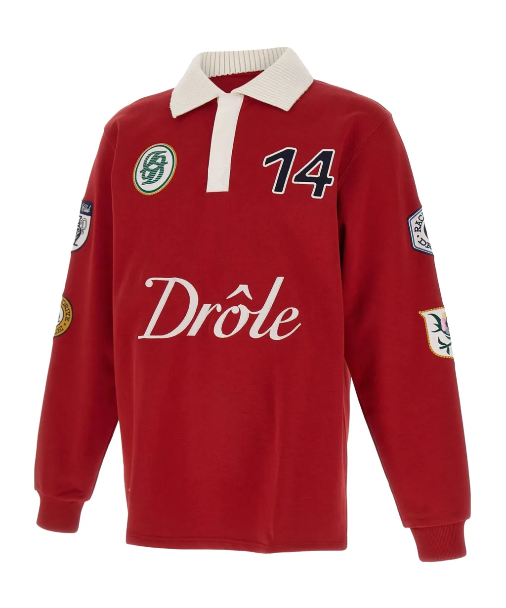 Long-Sleeved Polo Shirt