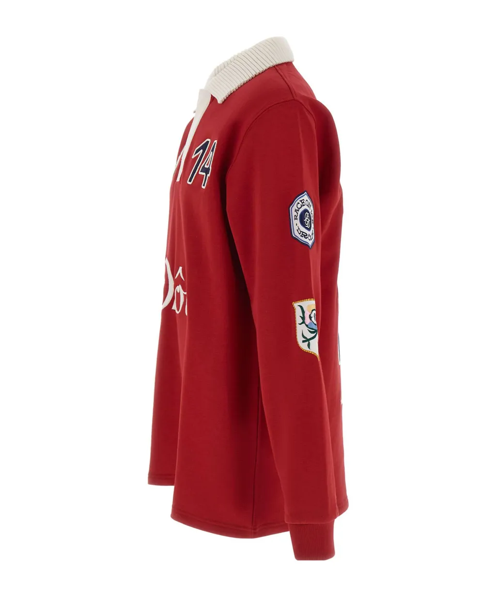 Long-Sleeved Polo Shirt