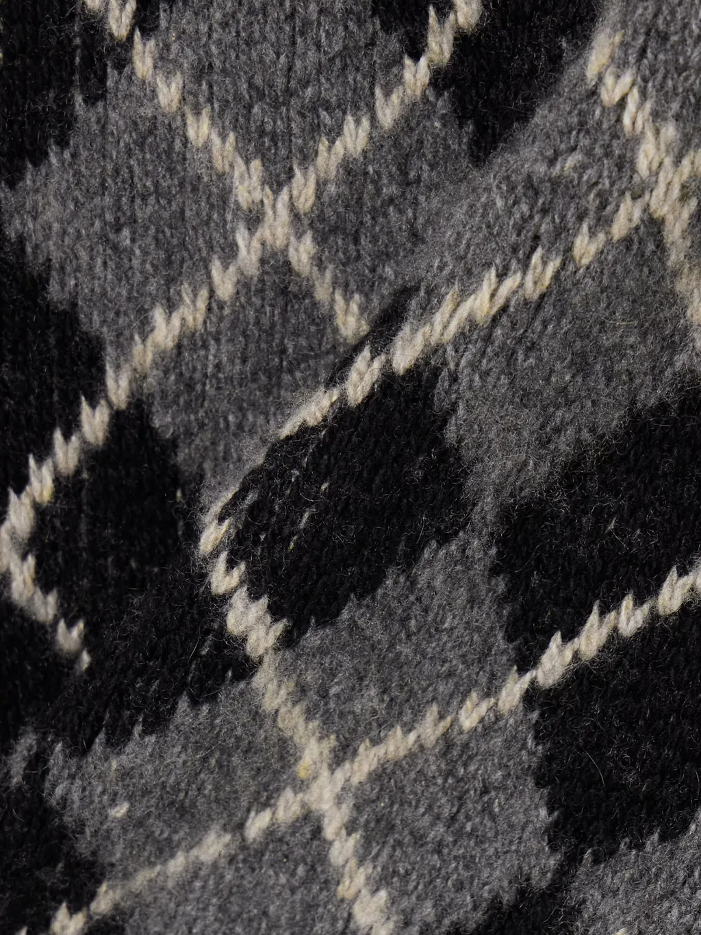 Argyle Crewneck Top