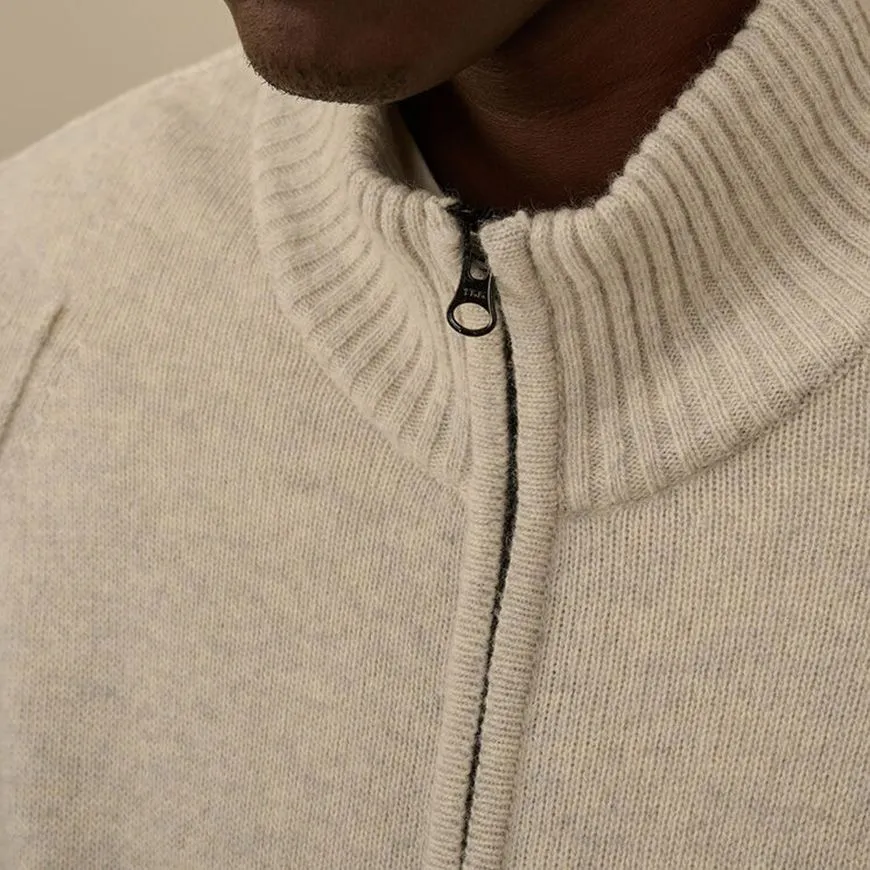 Front Zipper Sweater