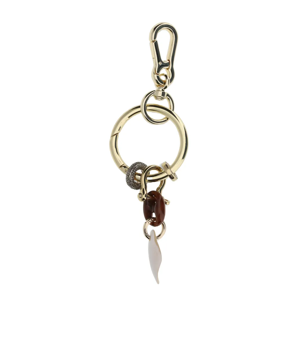 Benedetta Bruzziches Chatelaine Shell Keychain