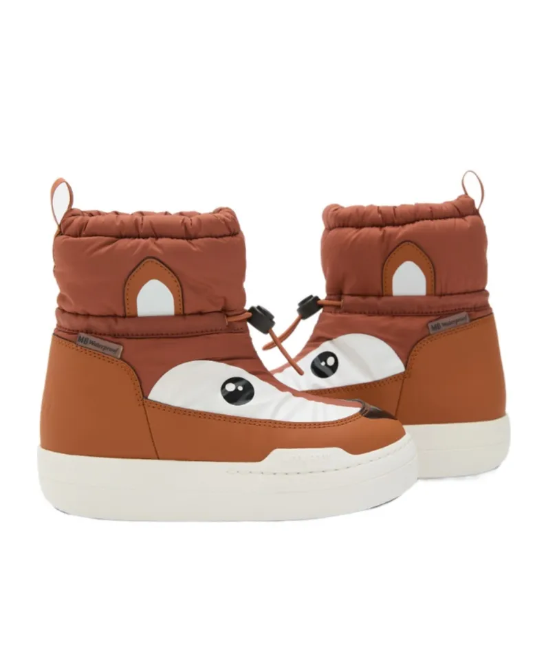 Park Strap Animal-Face Padded Snow Boots
