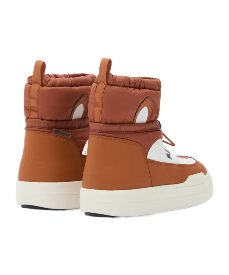 Park Strap Animal-Face Padded Snow Boots