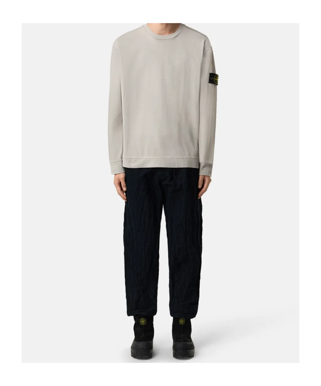 Stone Island Logo Patch Crewneck Sweatshirt