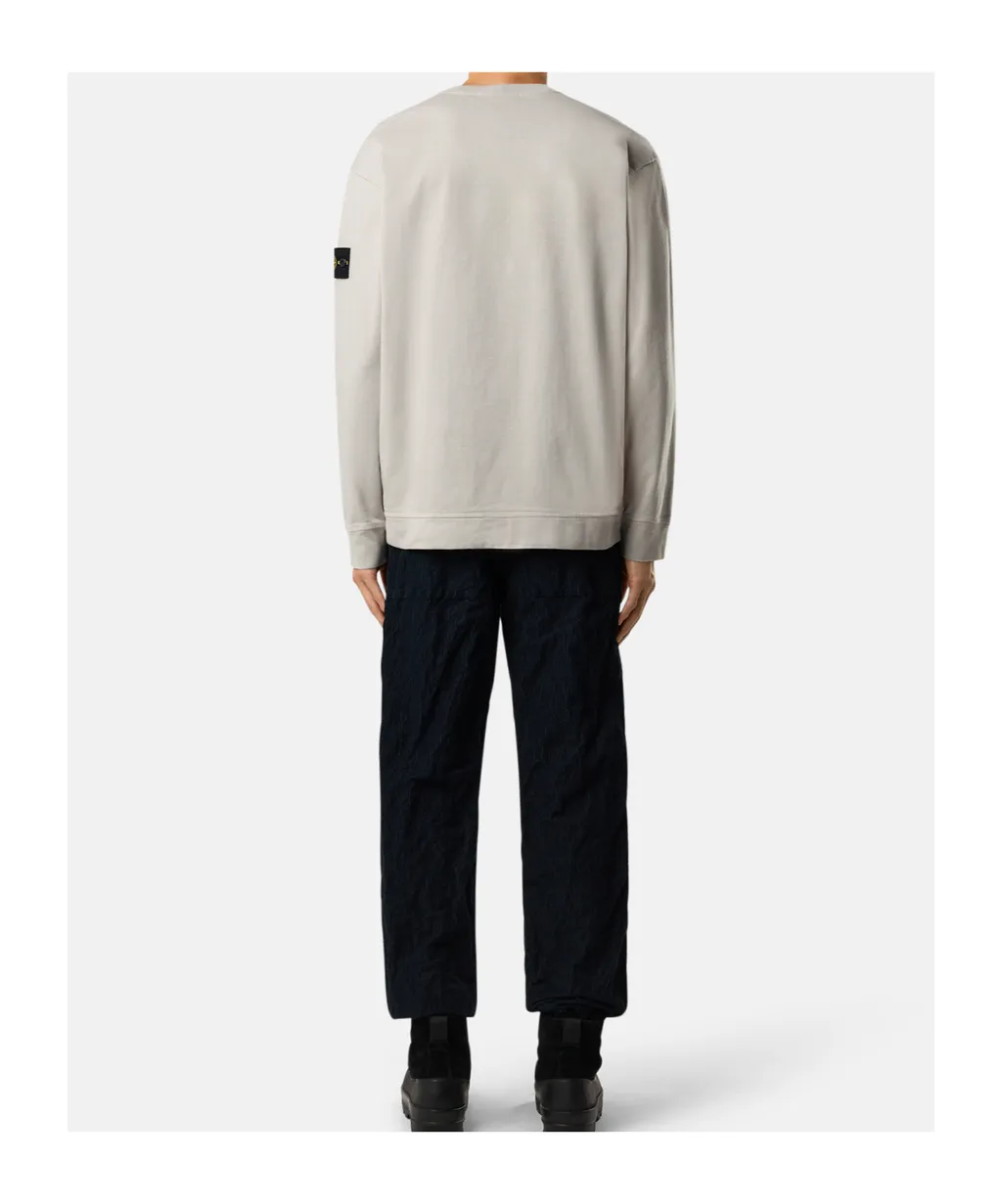 Stone Island Logo Patch Crewneck Sweatshirt