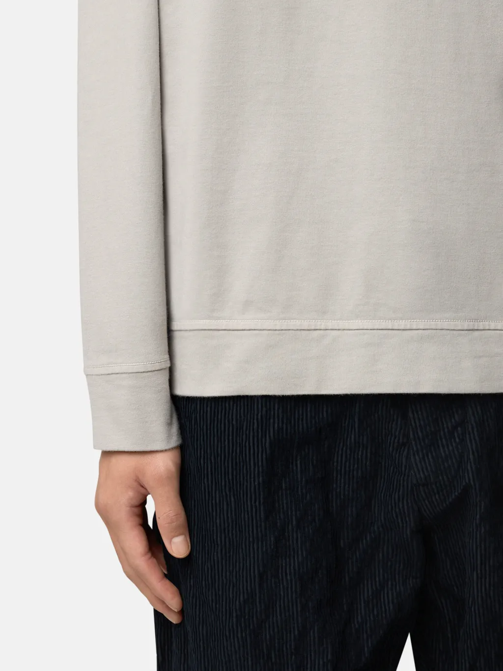 Stone Island Logo Patch Crewneck Sweatshirt