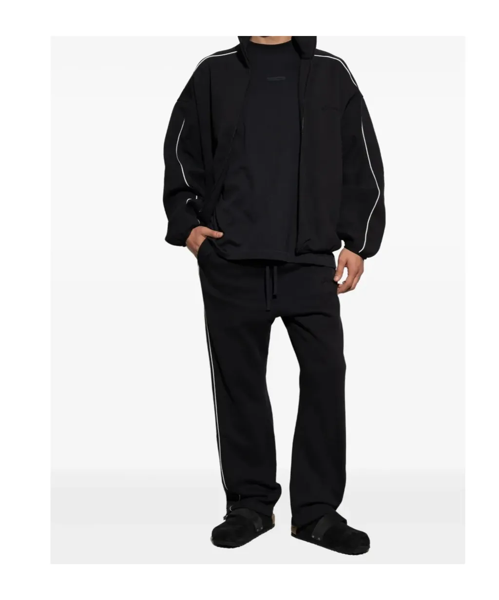 Side-Stripe Drawstring Sweatpants