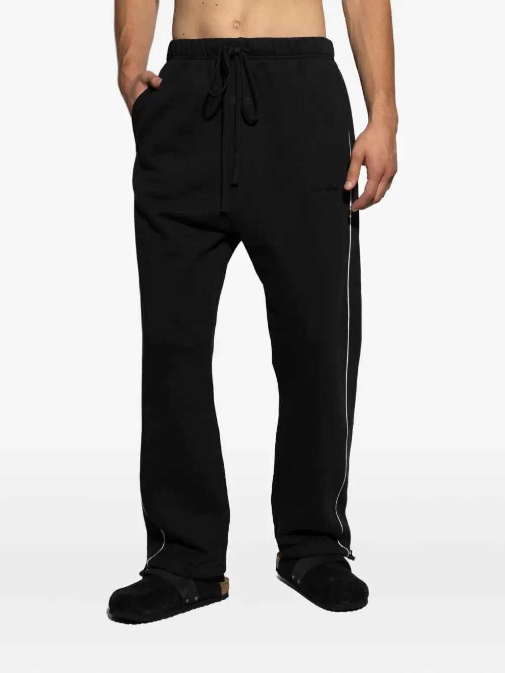 Side-Stripe Drawstring Sweatpants