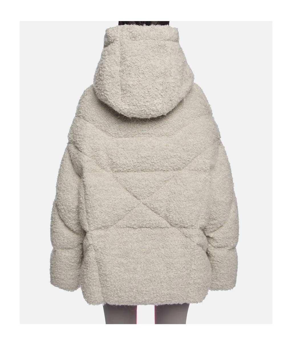 Khrisjoy Bouclé Zip-Up Oversized Jacket