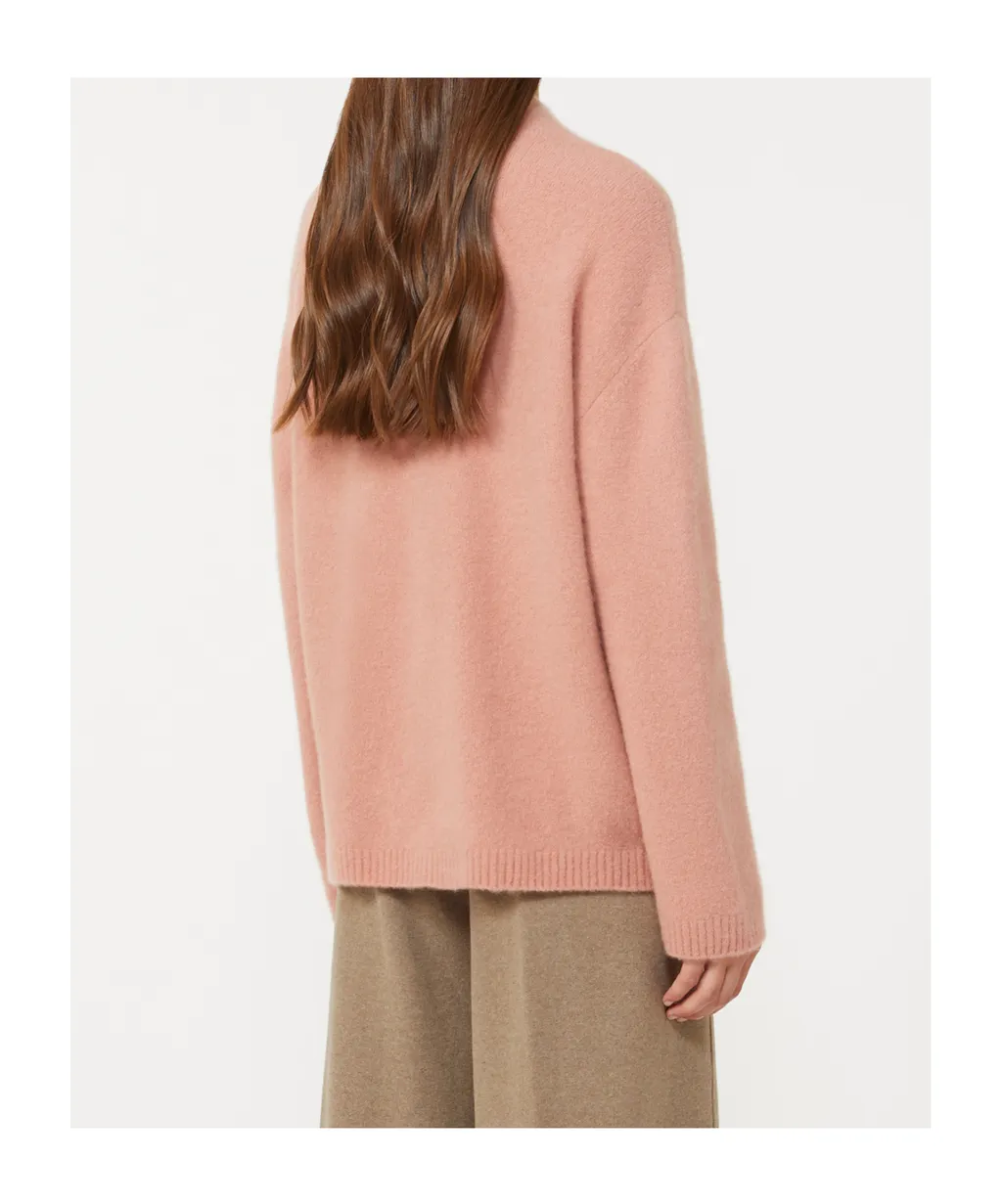 Boxy Jumper In Stretch Cashmere Yarn