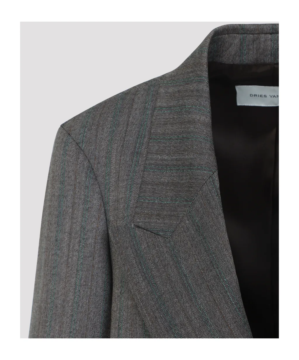 Long-Sleeved Suit Jacket