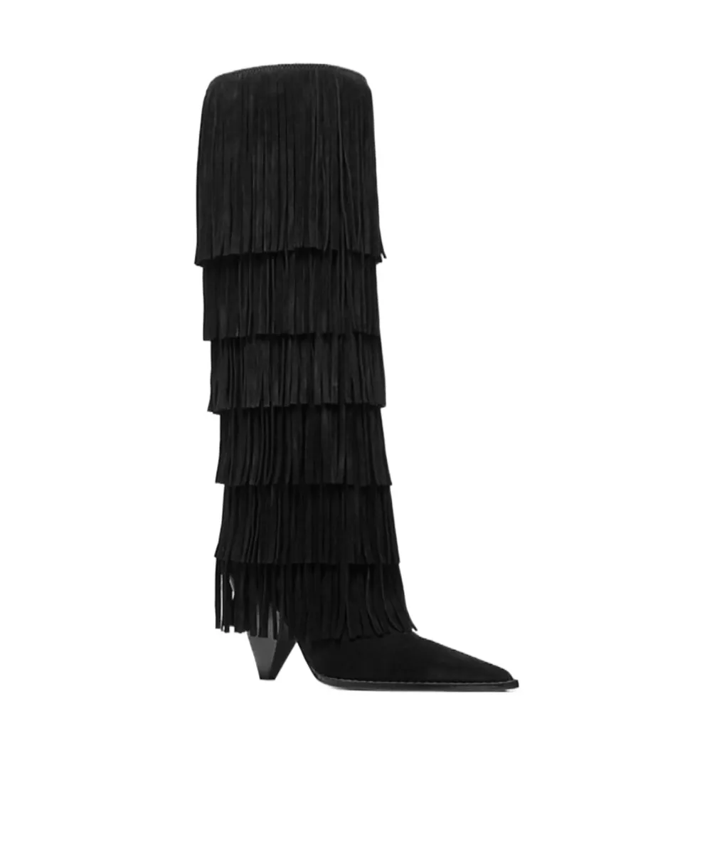 Jayla Suede Fringed Boot