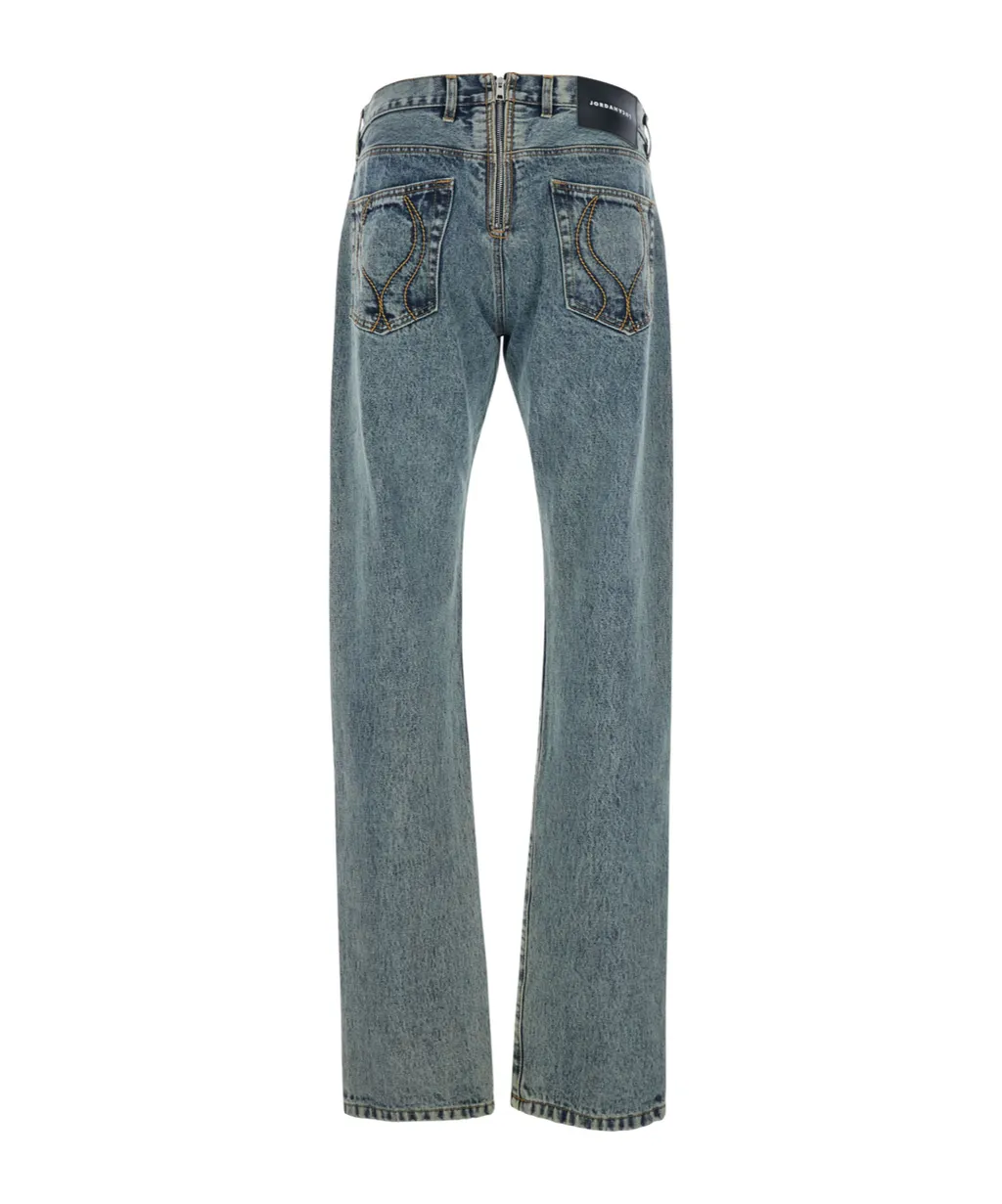 Jordanluca Zip-Pocket Slim Jeans