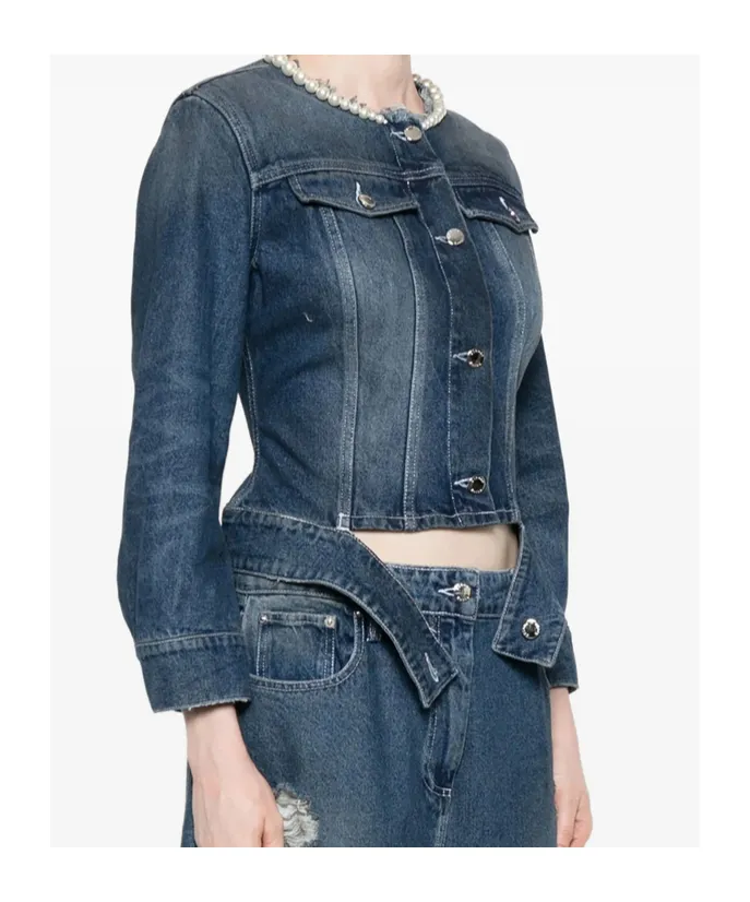 Long-Sleeved Denim Jacket