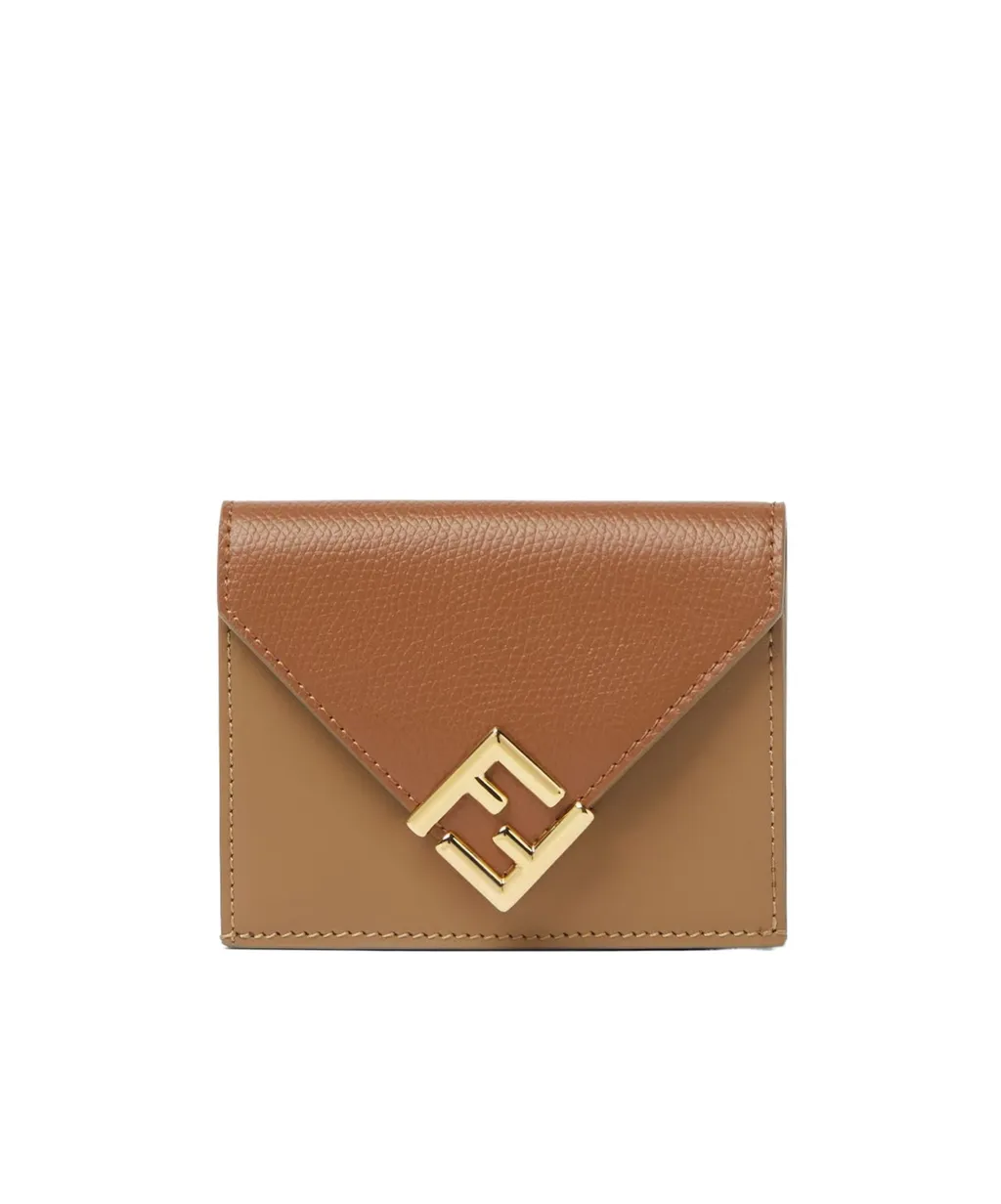Fendi Ff Diamonds Tri-Fold Wallet
