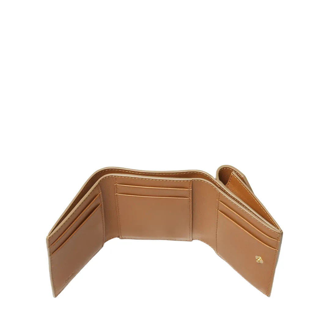 Fendi Ff Diamonds Tri-Fold Wallet