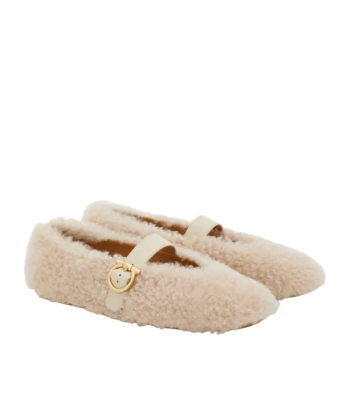 Shearling Ballet Flat