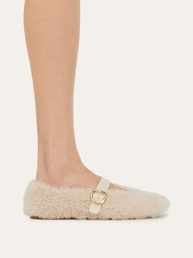Shearling Ballet Flat