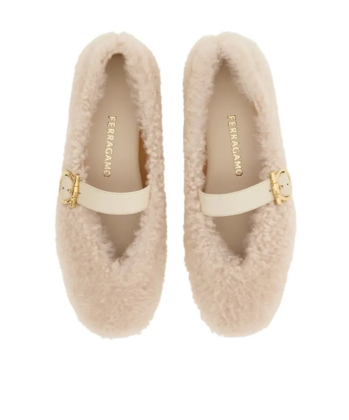 Shearling Ballet Flat