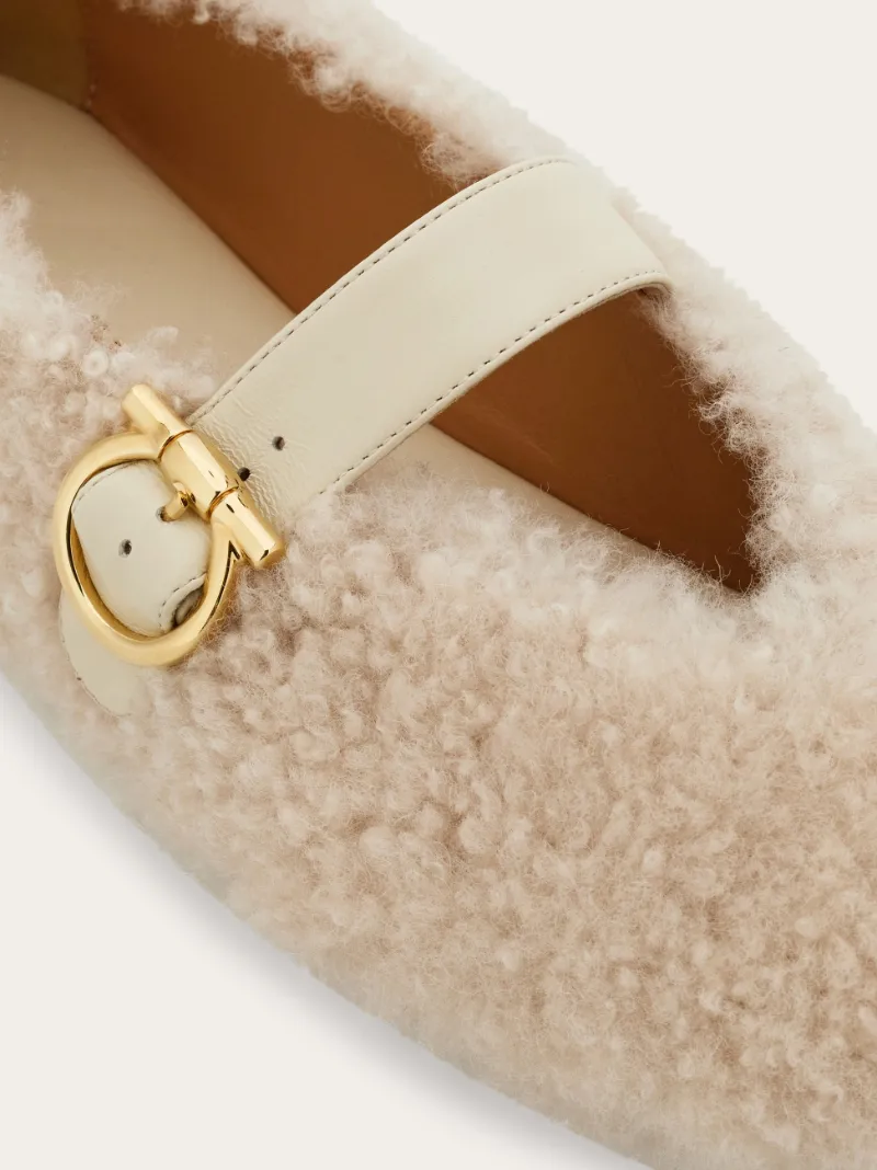 Shearling Ballet Flat