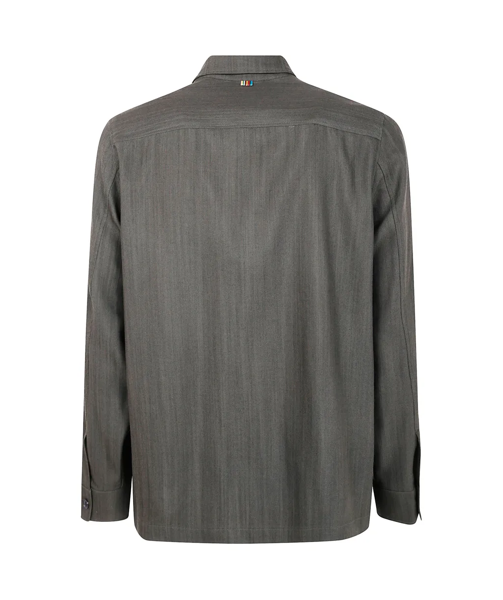 Classic-Collar Shirt Jacket