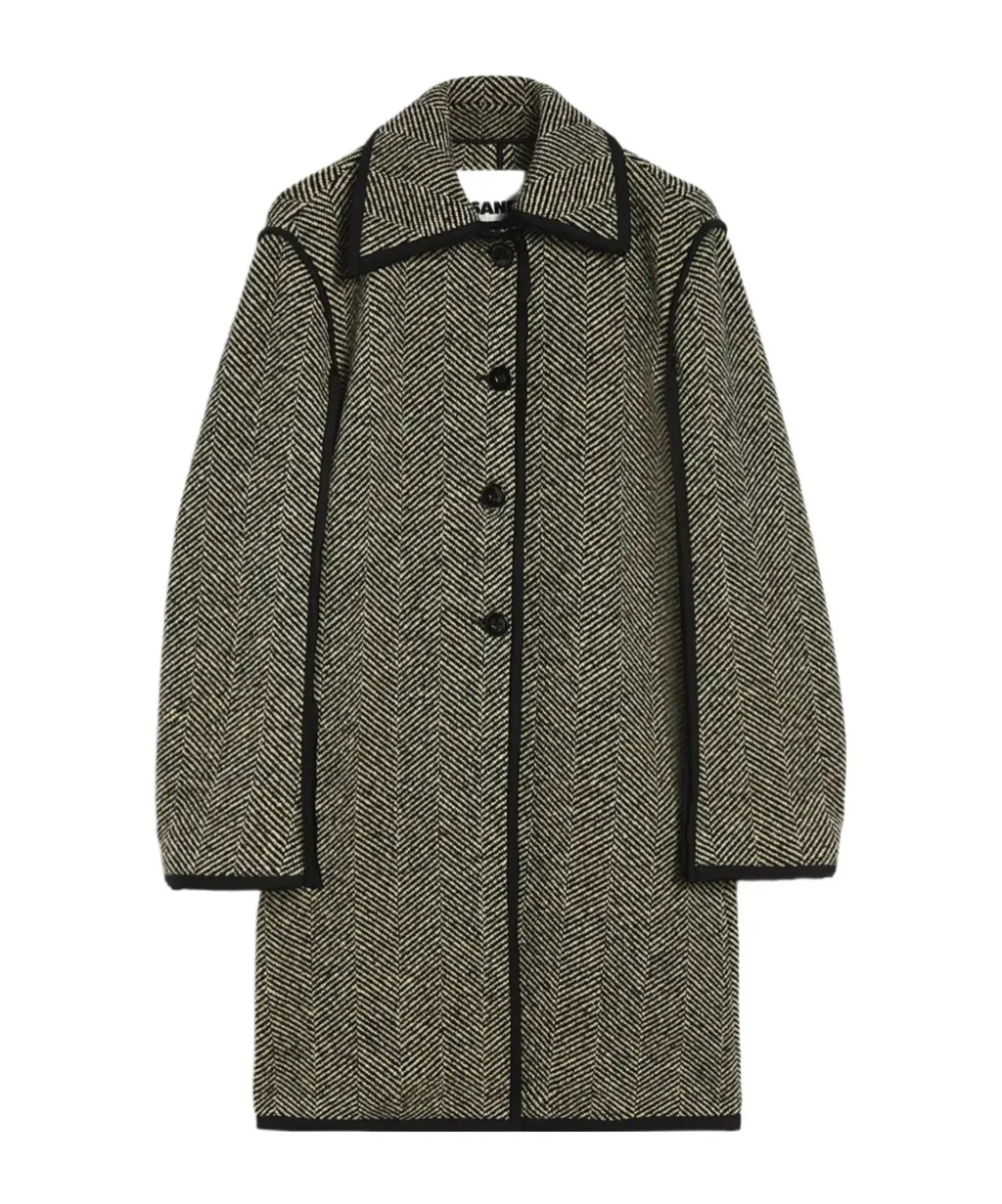 Jil Sander Tweed Coat