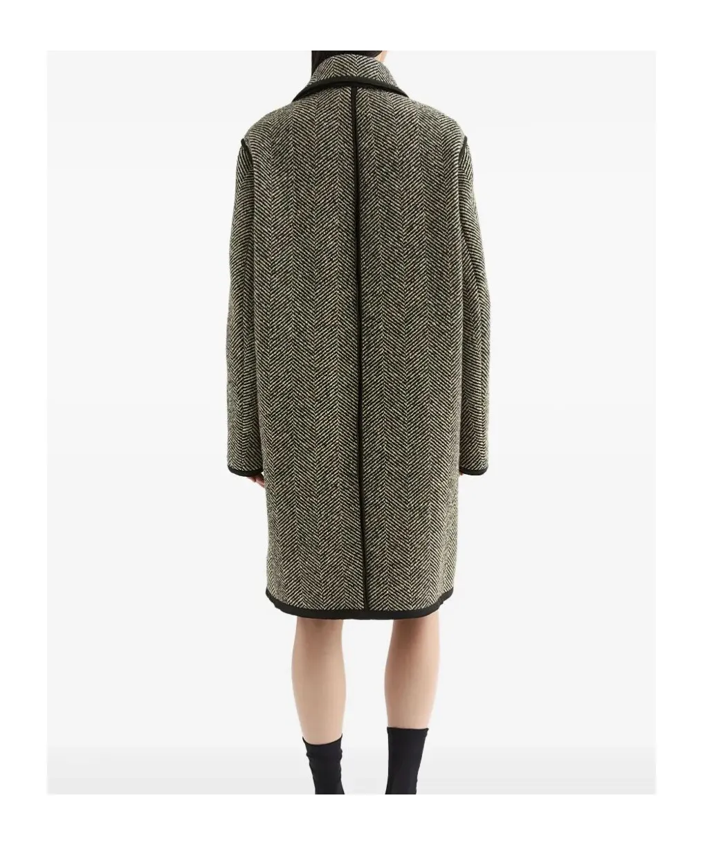 Jil Sander Tweed Coat