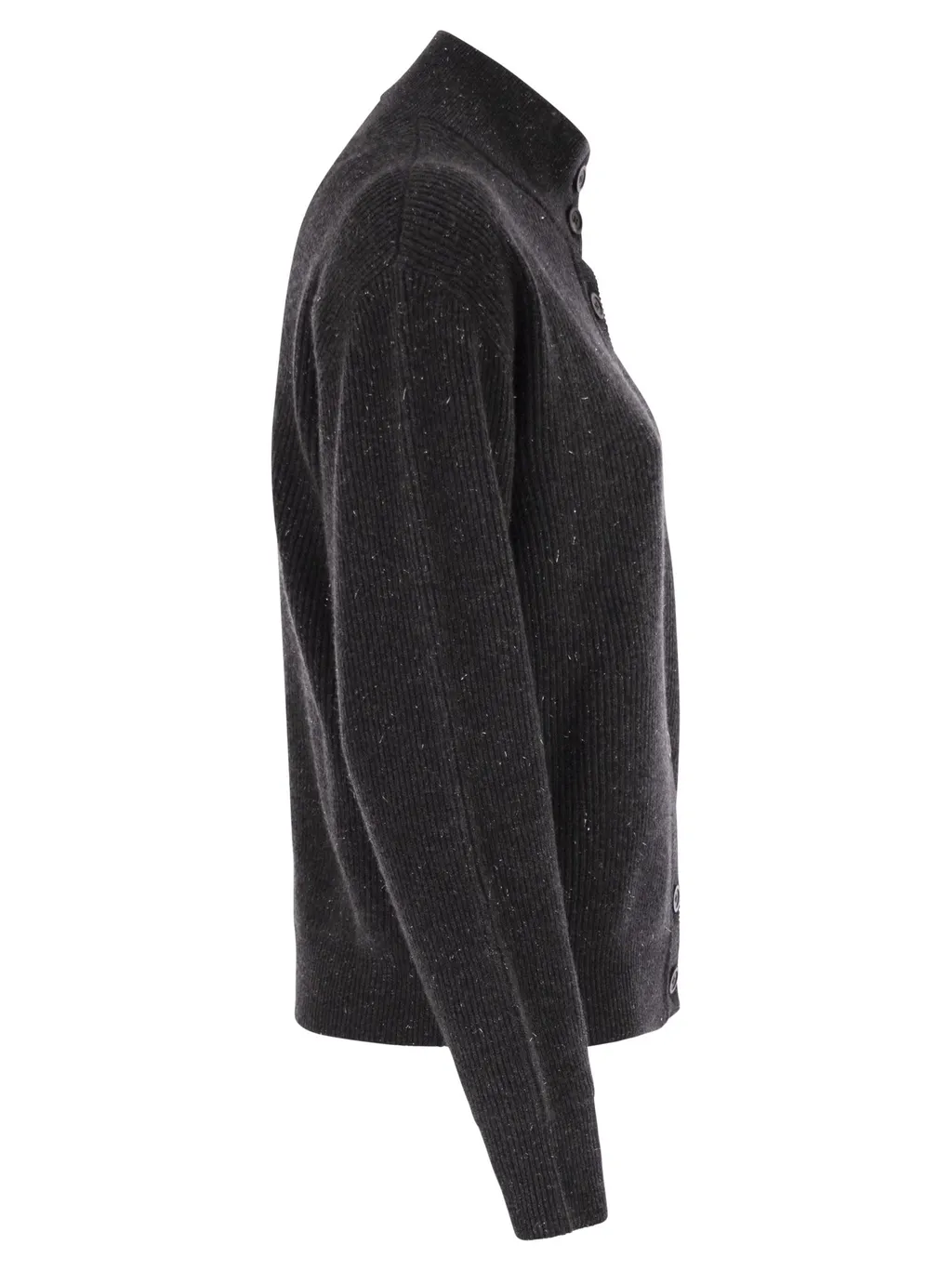 Peserico Button-Up High Neck Cardigan