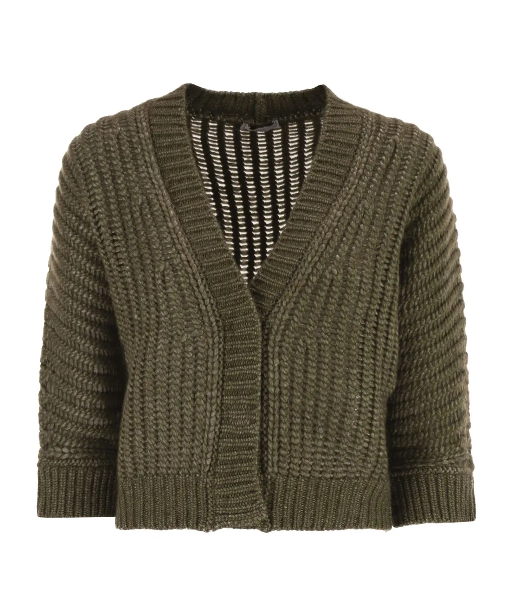Peserico Openwork Knit Cardigan