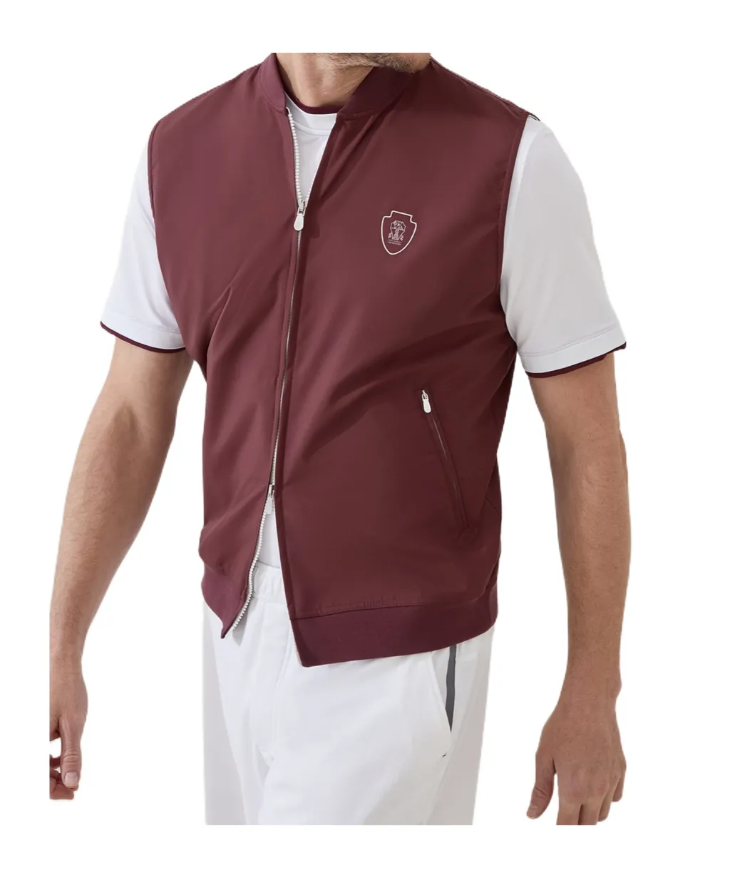 Zip-Front Logo Vest