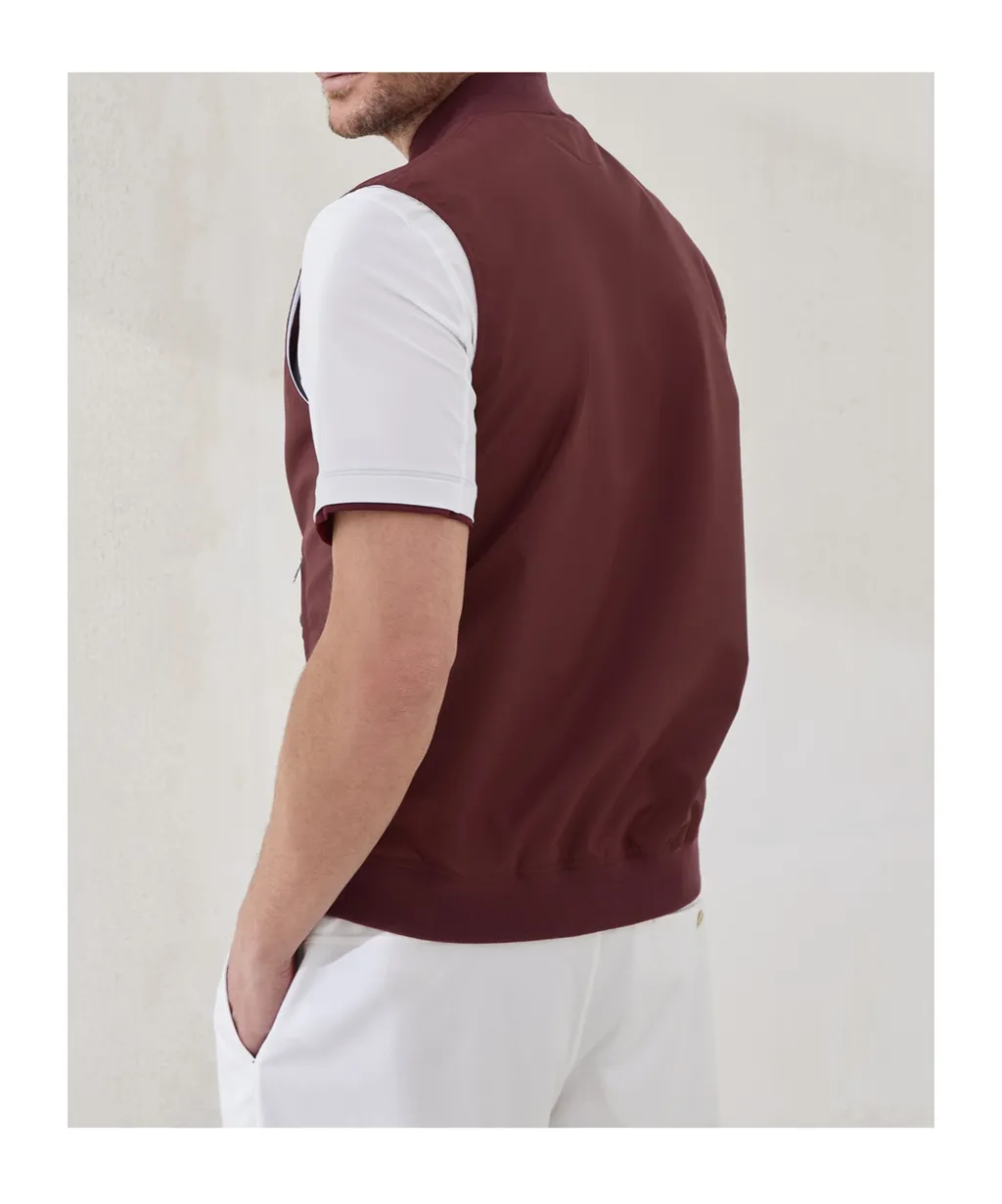 Zip-Front Logo Vest