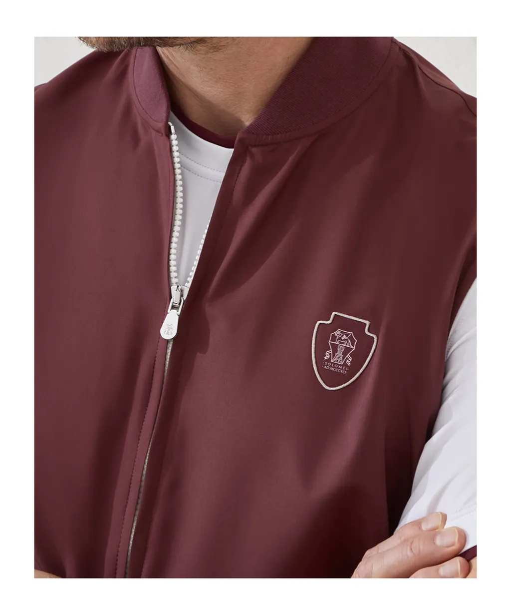 Zip-Front Logo Vest