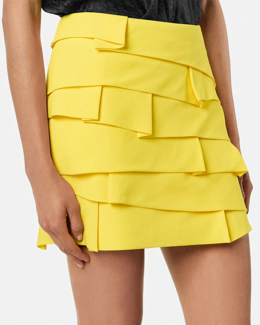 Layered Ruffled Mini Skirt