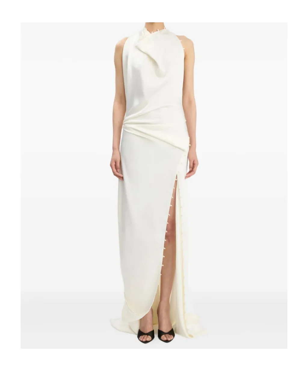 Crepe Satin Dress