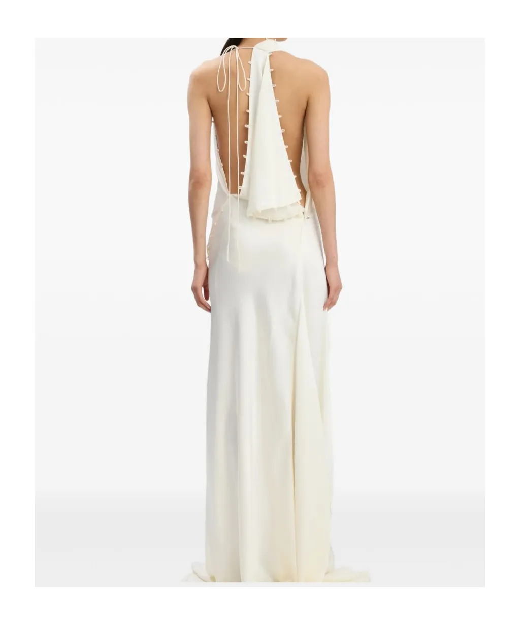 Crepe Satin Dress