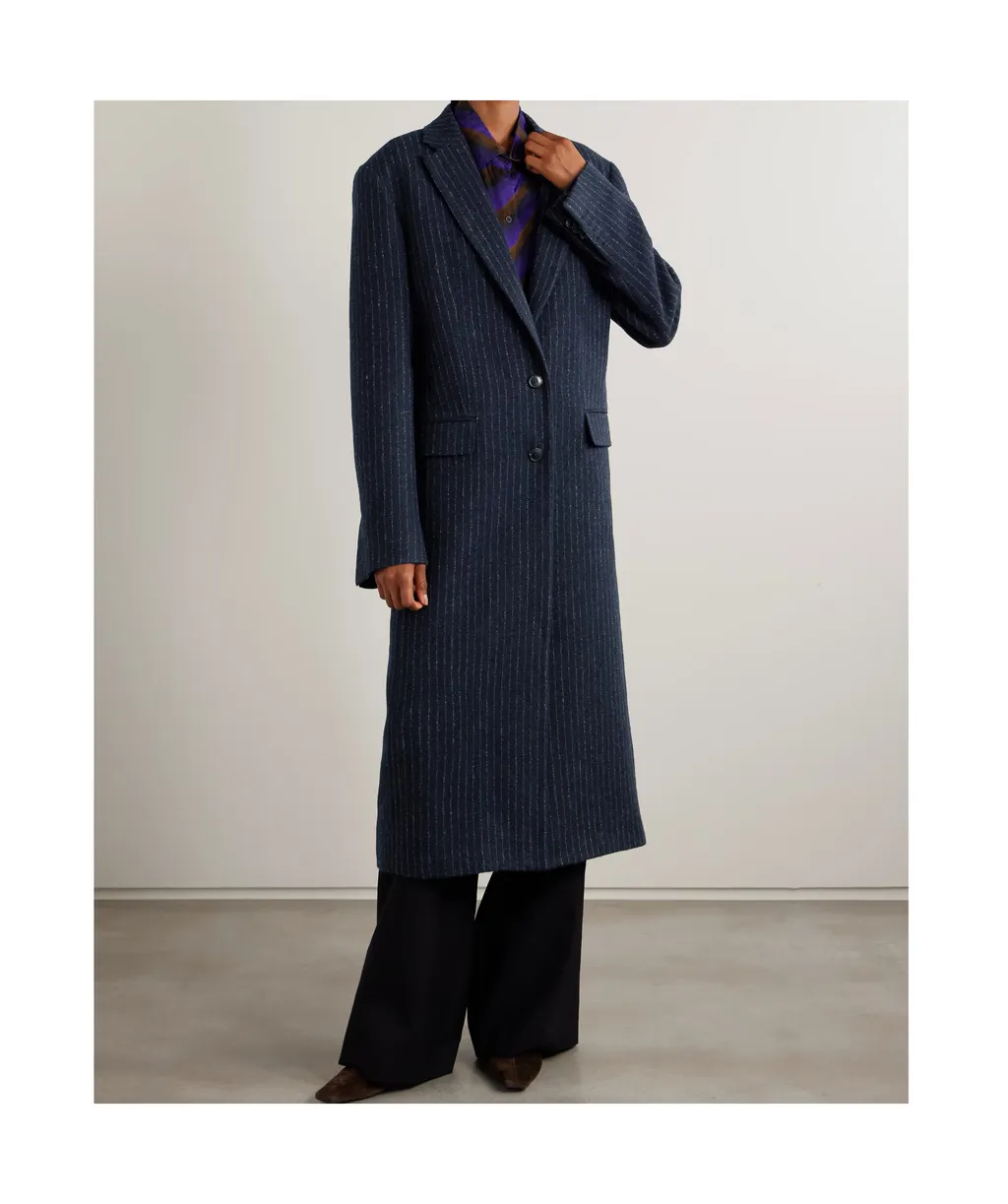 Dries Van Noten Striped Coat