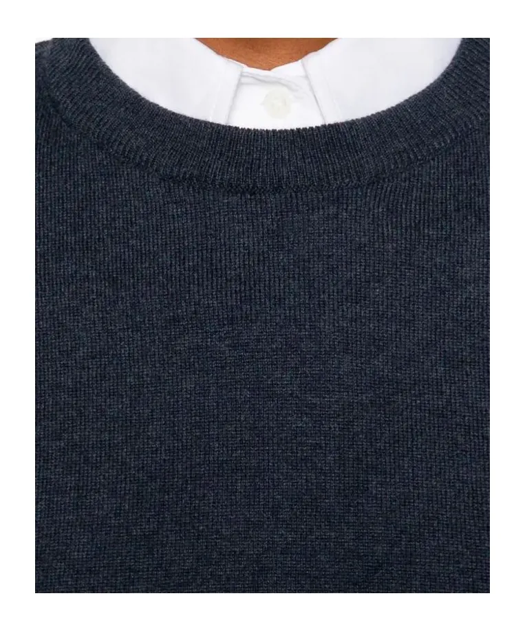 Round-Neck Cashmere Vest