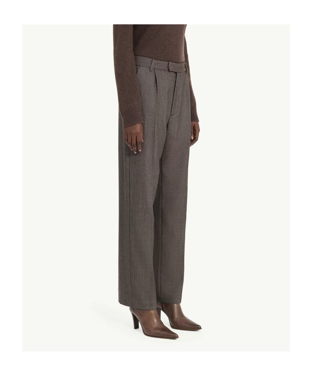 Mm6 Maison Margiela Light Tweed Tailored Trousers